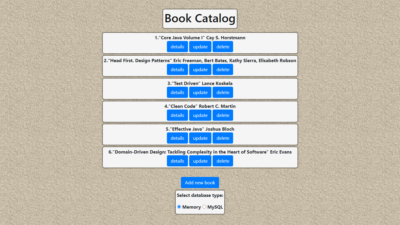 Book Catalog